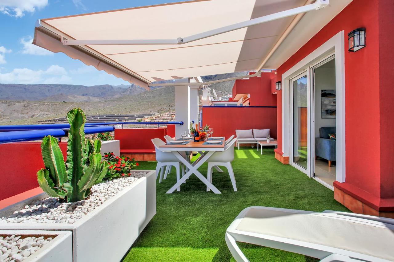Wonderful View, Huge Terrace Solarium, Private Parking Apartment Costa Adeje  Exterior photo