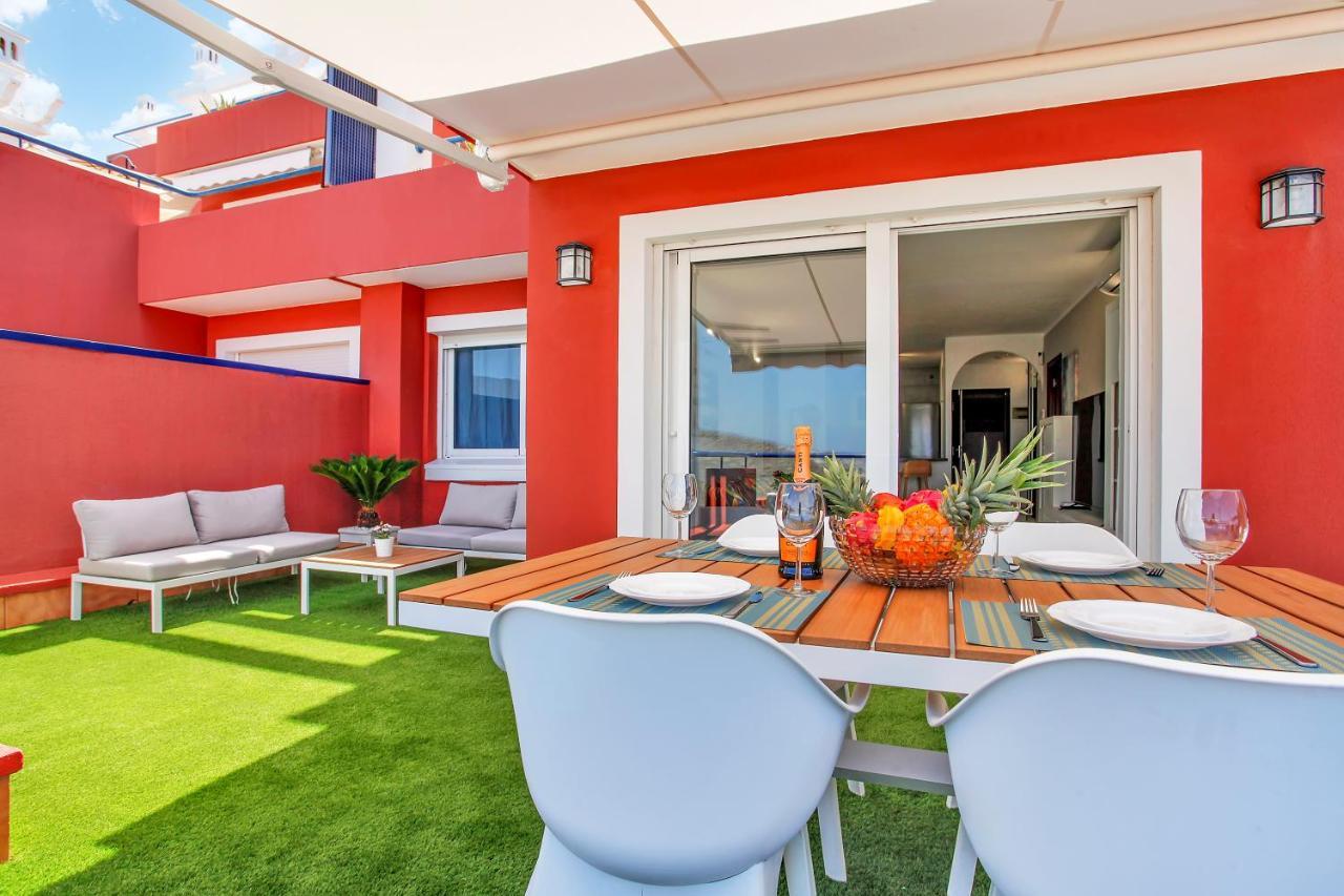 Wonderful View, Huge Terrace Solarium, Private Parking Apartment Costa Adeje  Exterior photo